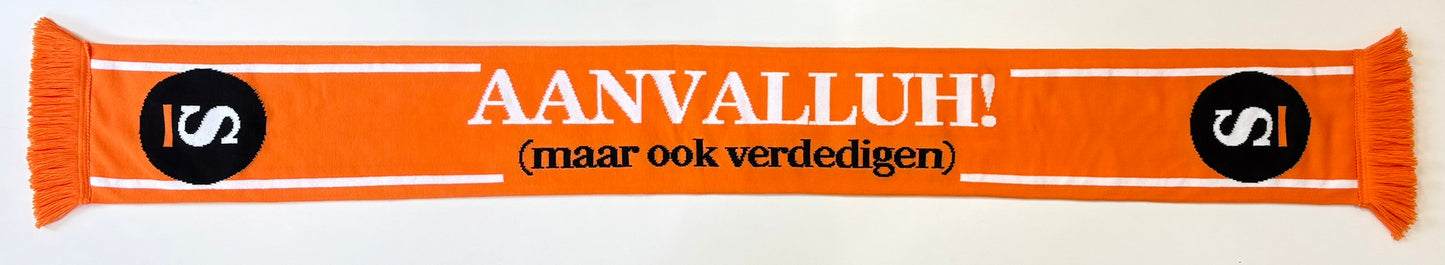 Sjaal 'Aanvalluh! (maar ook verdedigen)' | De Speld