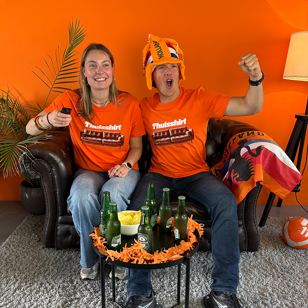 WK-Shirt 'Thuisshirt' | De Speld (Bio-katoen)
