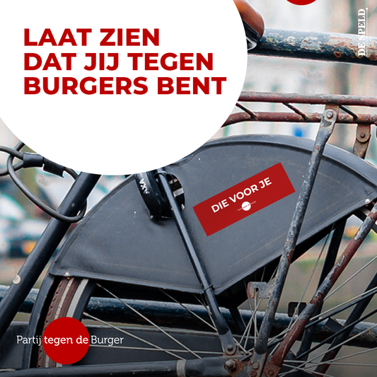 Stickerset | Partij tegen de Burger